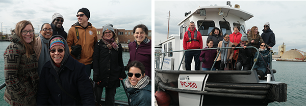 Calumet Connect partners tour the Calumet River