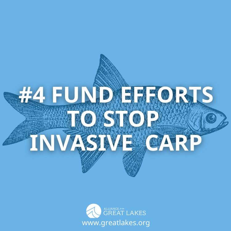 #4 - Fund Efforts to Stop Invasive Carp