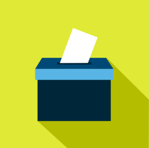 Ballot box.