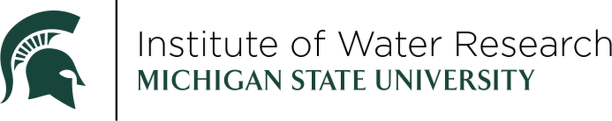 Logo for the Institute of Water Research, Michigan State University.