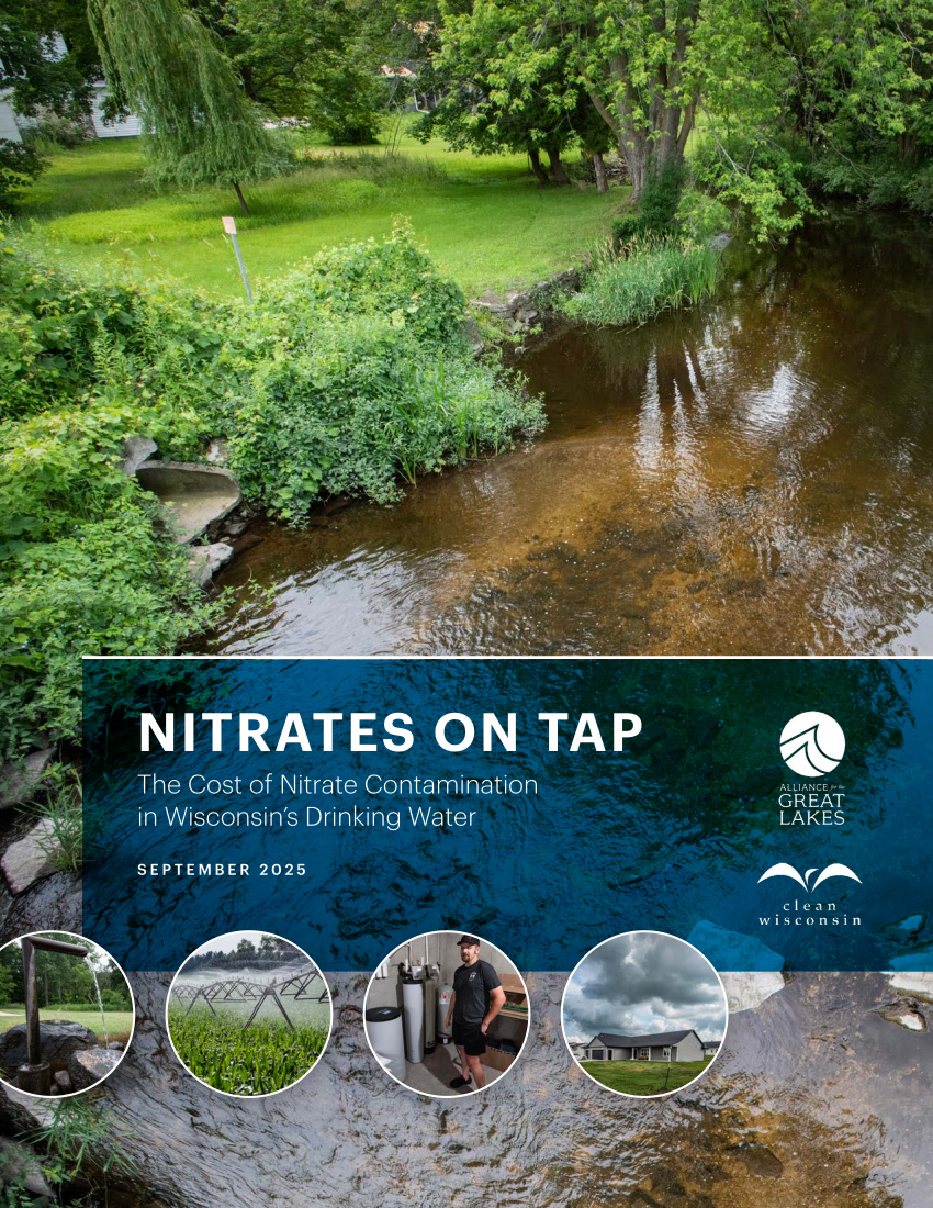 Cover Image -- Nitrates on Tap: The Cost of Nitrate Contamination in Wisconsin’s Drinking Water