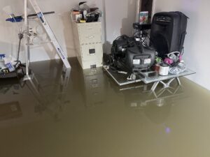 Flooded basement
